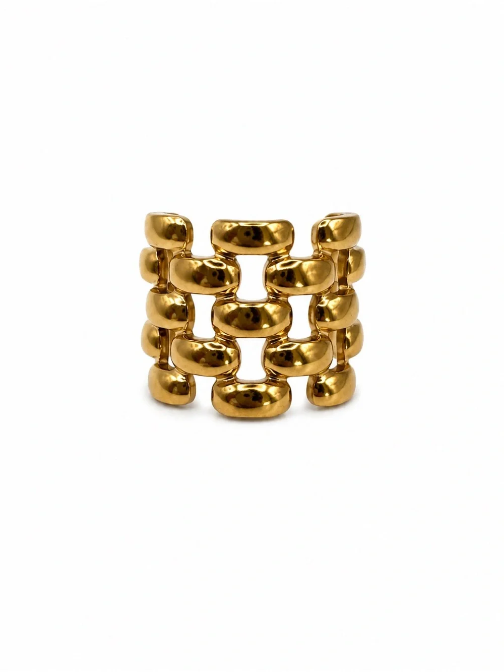 Gold Link Ring